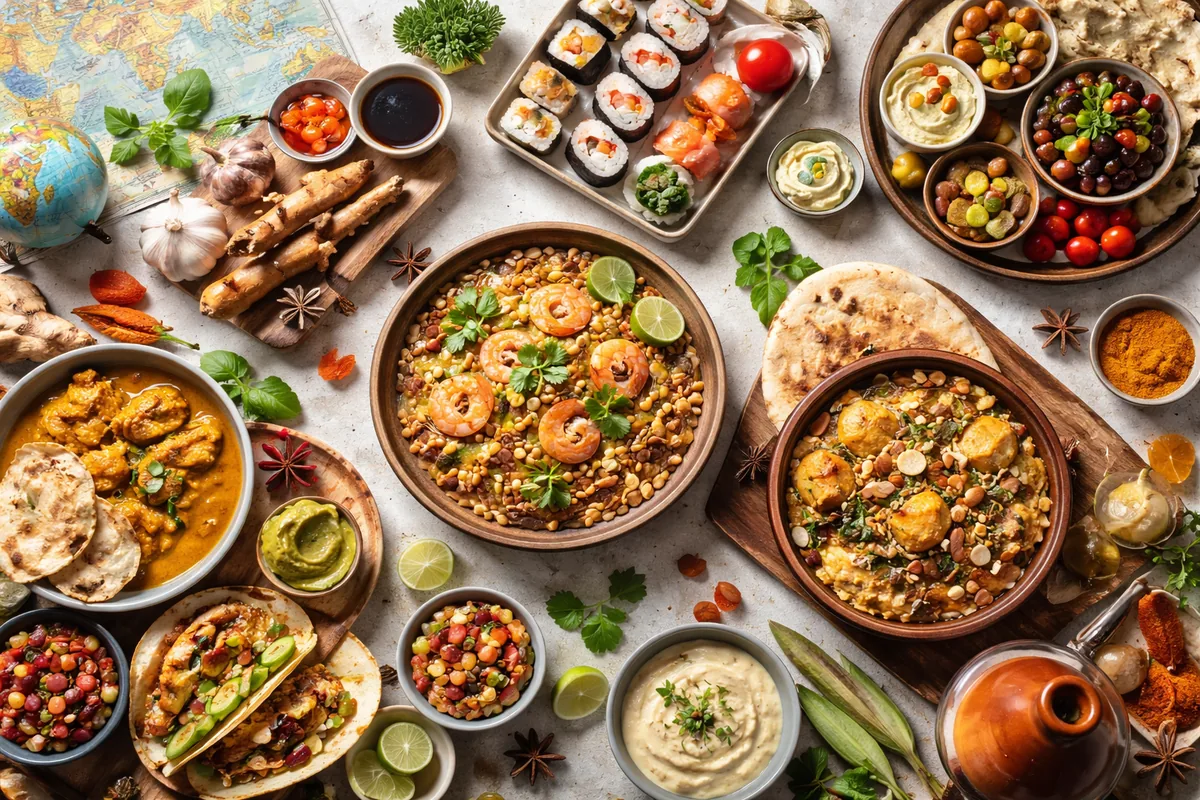 Comment voyager à travers le monde avec des recettes culinaires authentiques